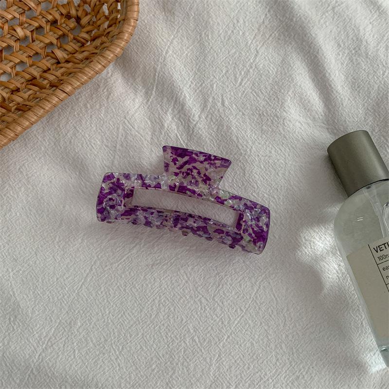 Korean Imitation Acetate High-End Shark Hair Clip - Elegant Hair Accessory for Stylish Looks