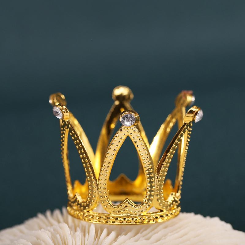 1Pc Mini Crown Princess Tiaras Romantic Pearl Garland Children Hair