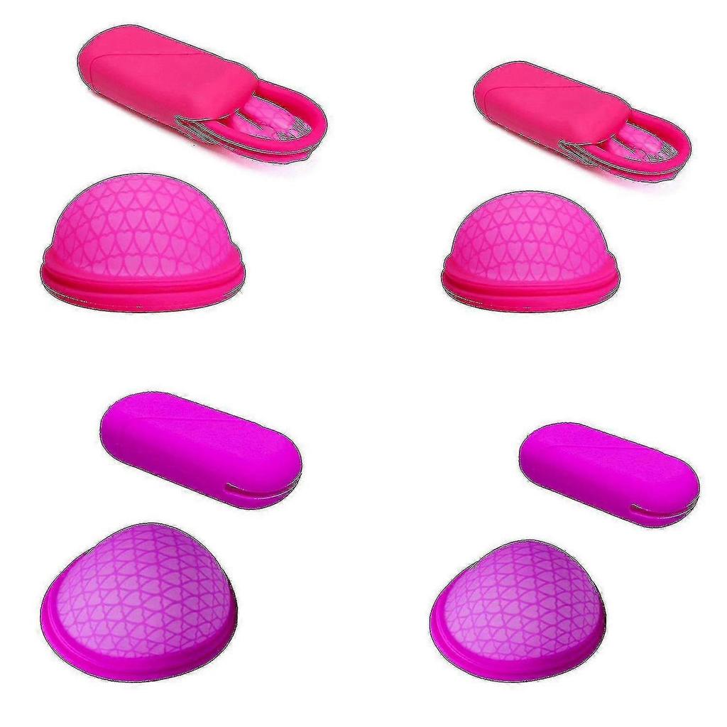 Wiederverwendbares Menstruationsscheiben-Set von 2 Menstruationstassen