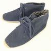 F-TROUPE Canvas Chukka Boots 26 Navy