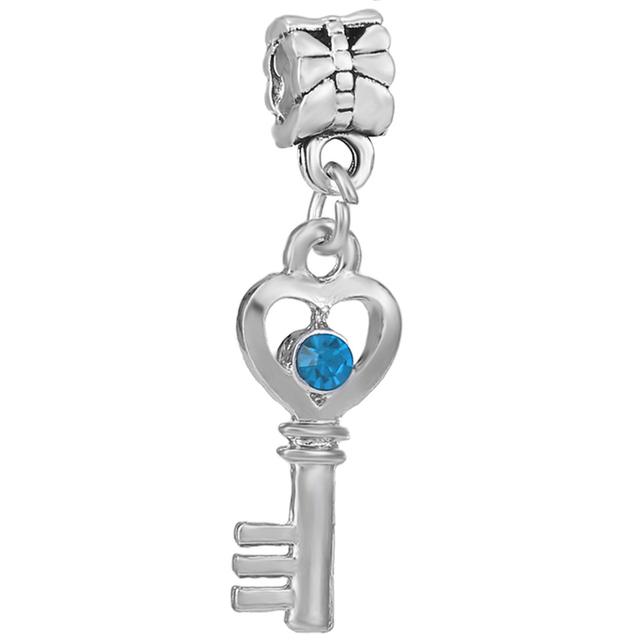 2pcs /Lot 45 Styles Key &Lock Sparkling Beads Charm Pendant Fit Diy Original Bracelets Necklaces For Women Men Jewelry Making