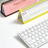 2Pcs Retro 2025 Planning Desk Calendar Comprehensive Weekly Agenda Planner Table  School