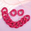 Matte Macaron Oval Buckle Chain - DIY Bag Accessory