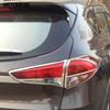 Rear Light Lamp Cover Trim For Hyundai Tucson 2015-2017 2018 Chrome Taillight Frame Taillamp Protector Accessories Car Styling