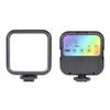 Portable RGB Photography Light: Cold/Warm Square Soft Light for Outdoor Live Broadcasts