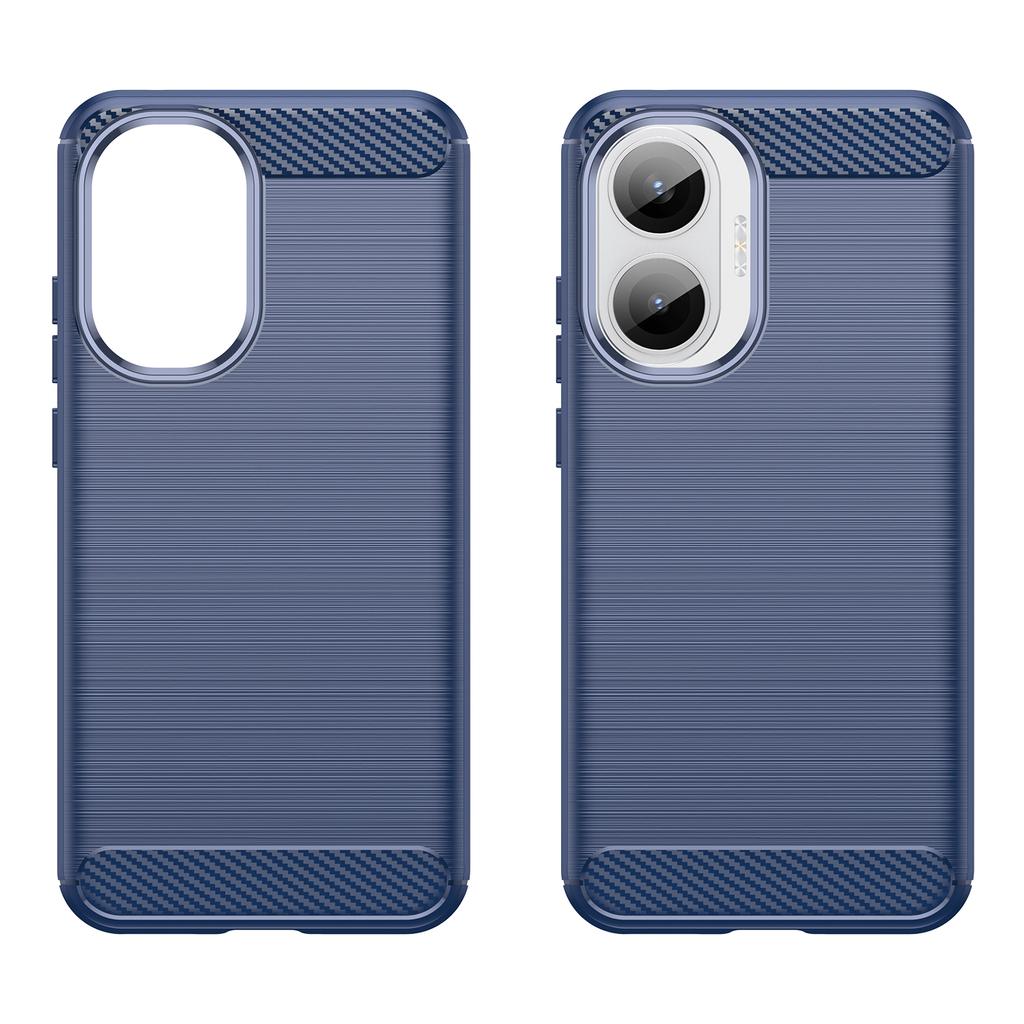 For Xiaomi Poco F7 5G/Redmi Turbo 4 Pro 5G Case Protective Phone Cover Carbon Fiber Texture Brushed