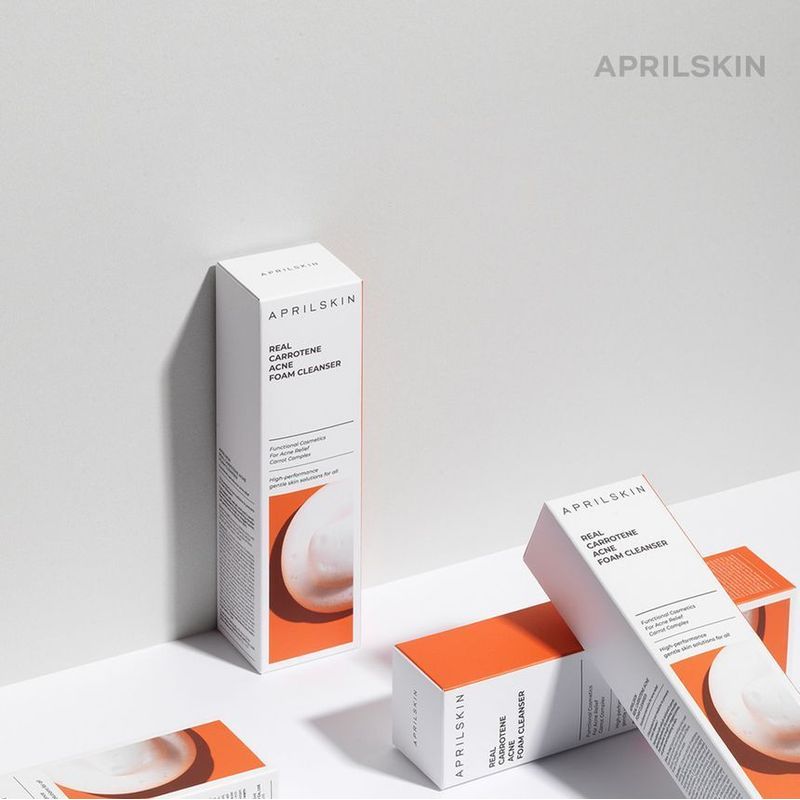 Aprilskin Real Carrotene Acne Foam Cleanser
