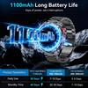 Military Men T-Rex3 Ultra GPS Track Smart Watch 1100mAh Battery Bluetooth Call Waterproof Flashlight Compass Outdoor Smart watch