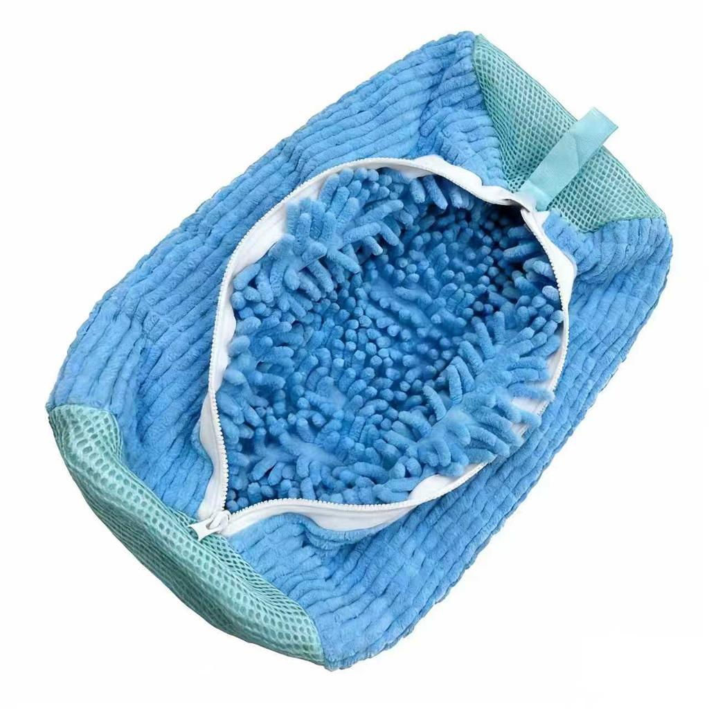 Reusable Shoe Wash Bag Machine Washable Cleaning Bag With Self-locking Zipper for All Shoes Size and Type,for Washer and Dryer