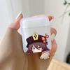 Cute Cartoon Anime Genshin Impact Case for Apple Airpods Pro 2 1 3 4 th Cases Zhongli Hutao Xiao Soft Cover Earphone Accessories