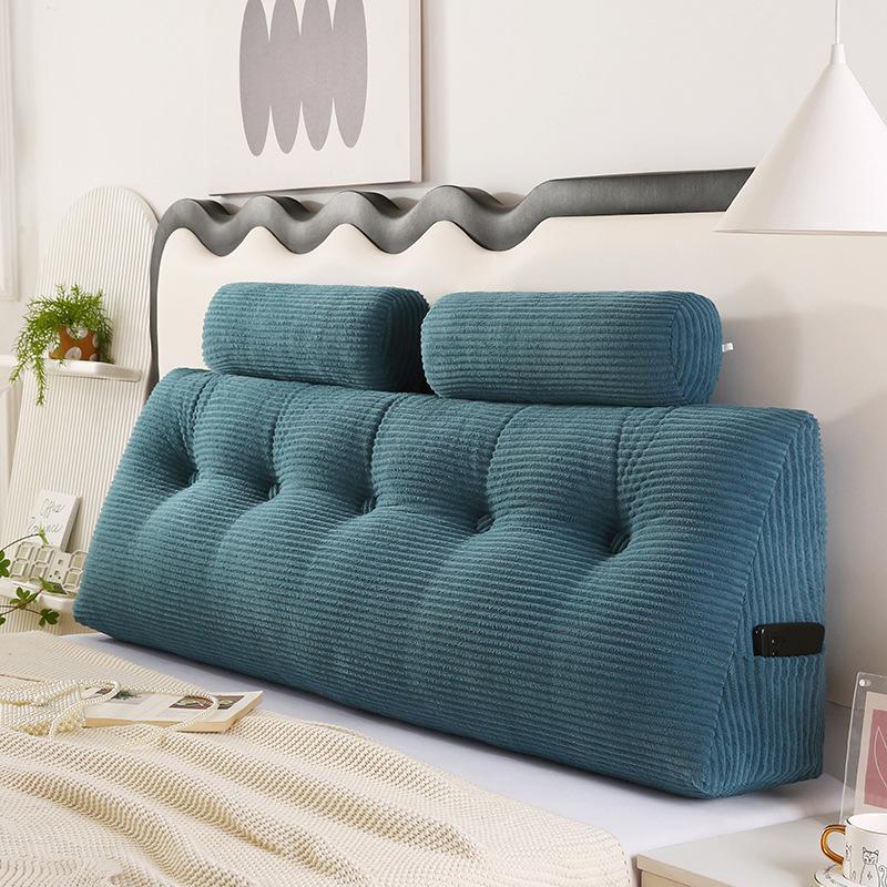 Triangle Sofa Large Backrest Headboard Pillow Cute Pillow Cojines Decorativos Floor Cushion Headrest Cushion