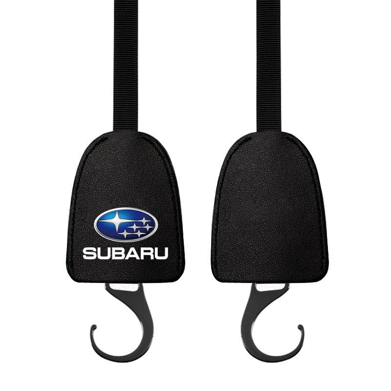 1/2 Stück Leder Auto Sitzlehnenhaken Tragbarer Hängebeutelständer Für Subaru LEGACY Forester Outback Rally WRX WRC XV Impreza