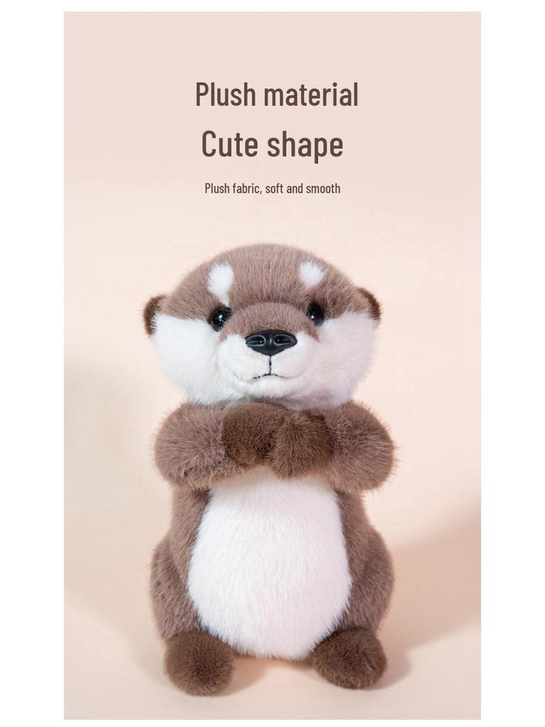 Magnetic Hugging Otter Plush - Cute, Soft Companion Doll for Kids, Ideal Birthday Gift