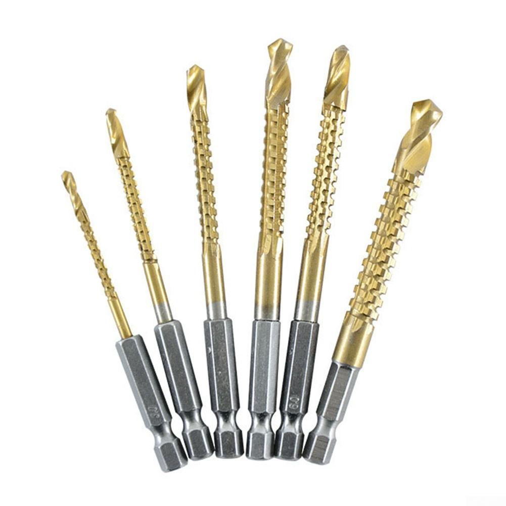 Ground Spiral Groove Drill Bits Set Portable Plastic Box