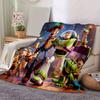 1pc,Toy Story Characters Blanket Soft & Cozy Throw for Home Decor, Couch Cover, Outdoor Use, Travel