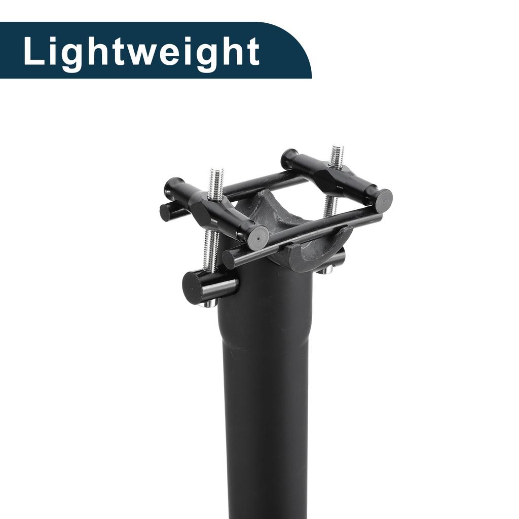 TUCKBOLD Leichte Fahrradsattelstütze/Sattelstange Sitzrohr, 31,8x500mm, Kohlefaser, Mattschwarz, 1 Stück