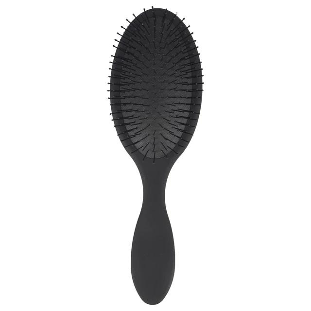 Detangling Air Cushion Hair Brush Oval Scalp Massage Anti-Tangle Wet Dry Use Matte Handle Hairbrush for Home Salon Curly Straight Hair Styling