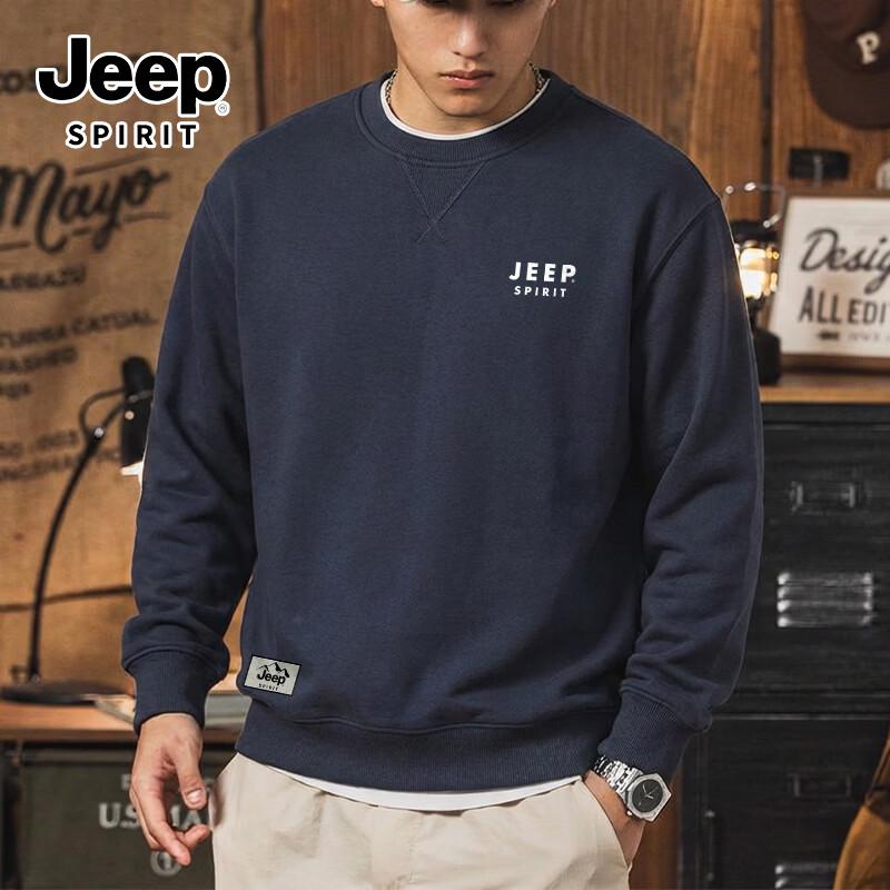 JEEP SPIRIT Men's Casual Logo Sweatshirt