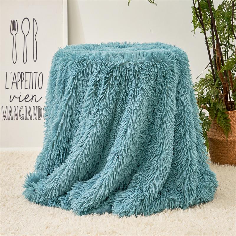 Plush Velvet Double-Layer Blanket for Kids Sofa or Quilt Cover