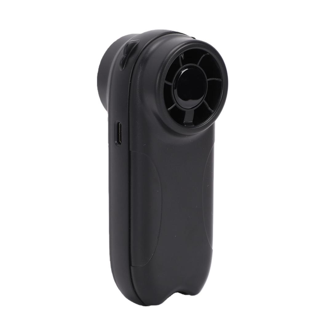Portable Handheld Turbo Fan Battery Operated Personal Desk Cooling Fan with Digital Display Lanyard for Outdoor