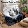 New Holland Custom Flannel Throw Blanket Print Your Name Text Soft Warm Blanket Holiday Present