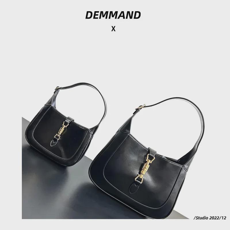 2024 High-End Women's Black Textured Shoulder Bag - Versatile White Fashion Messenger Bag