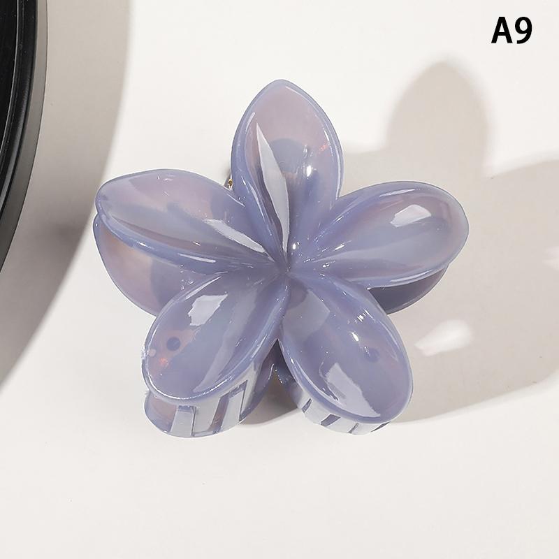 Matte Flower Claw Clips Women Hair Claws Floral Cute Hair Accessories Hair Clips For Girls Sweet Clamp Barrettes