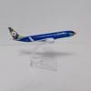 Air Blue Bird Aircraft 16cm B737 Model 1/400 Scale Nok Airways Airplane Metal Alloy Plane Model Display Ornament