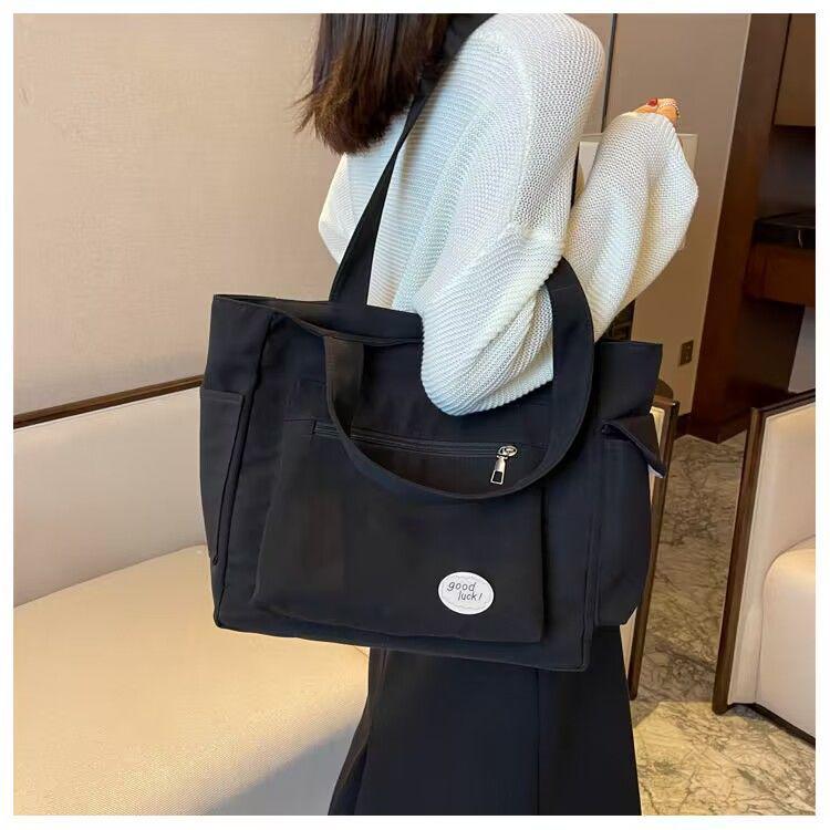 

2023 Women s Large Canvas Tote Bag for College & Commute