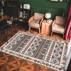 Bohemian-Stil Rutschfester Teppich Ländlicher Persischer Stil Rutschfeste Fußmatte Geeignet für Wohnzimmer-Sofas und Schlafzimmer-Kaffeetische