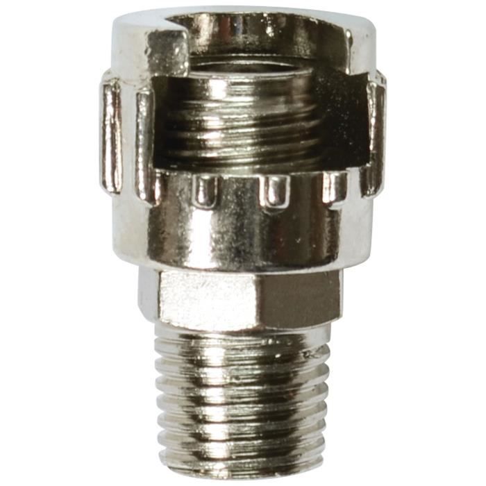 Raccord MECAFER - 1/4" M - Filetage 8x13 - Laiton
