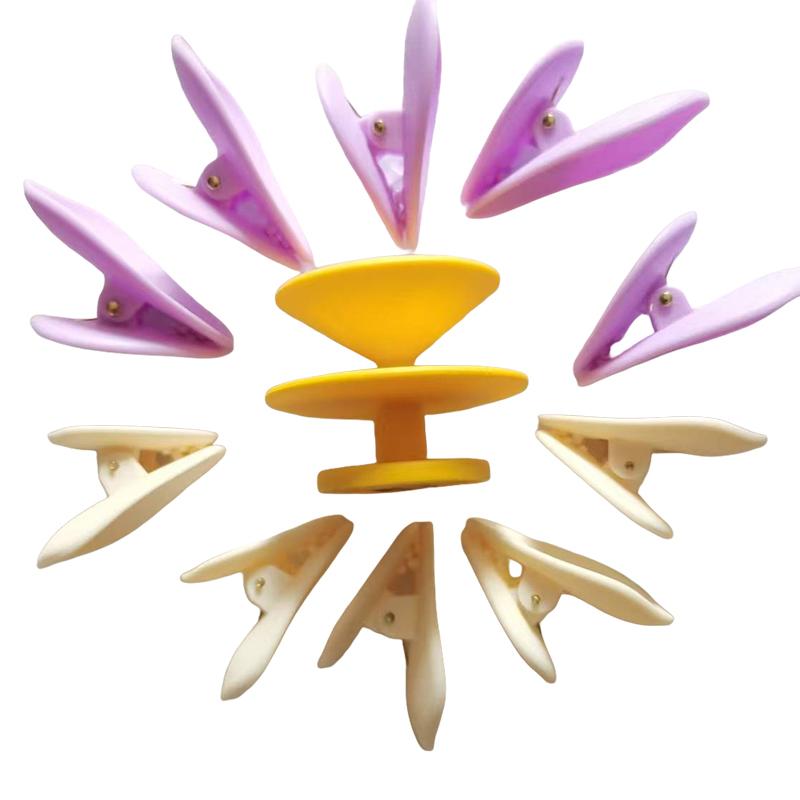 Double-Layer Petals Sealing Clips Creative 3D Lotus Shaped Fixed Tongs for Kitchen Snack Potato Chip Bag Moisture-Proof Sealing