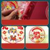 10 Pieces Chinese Year Window Stickers Spring Festival Decor Dragon Decoration