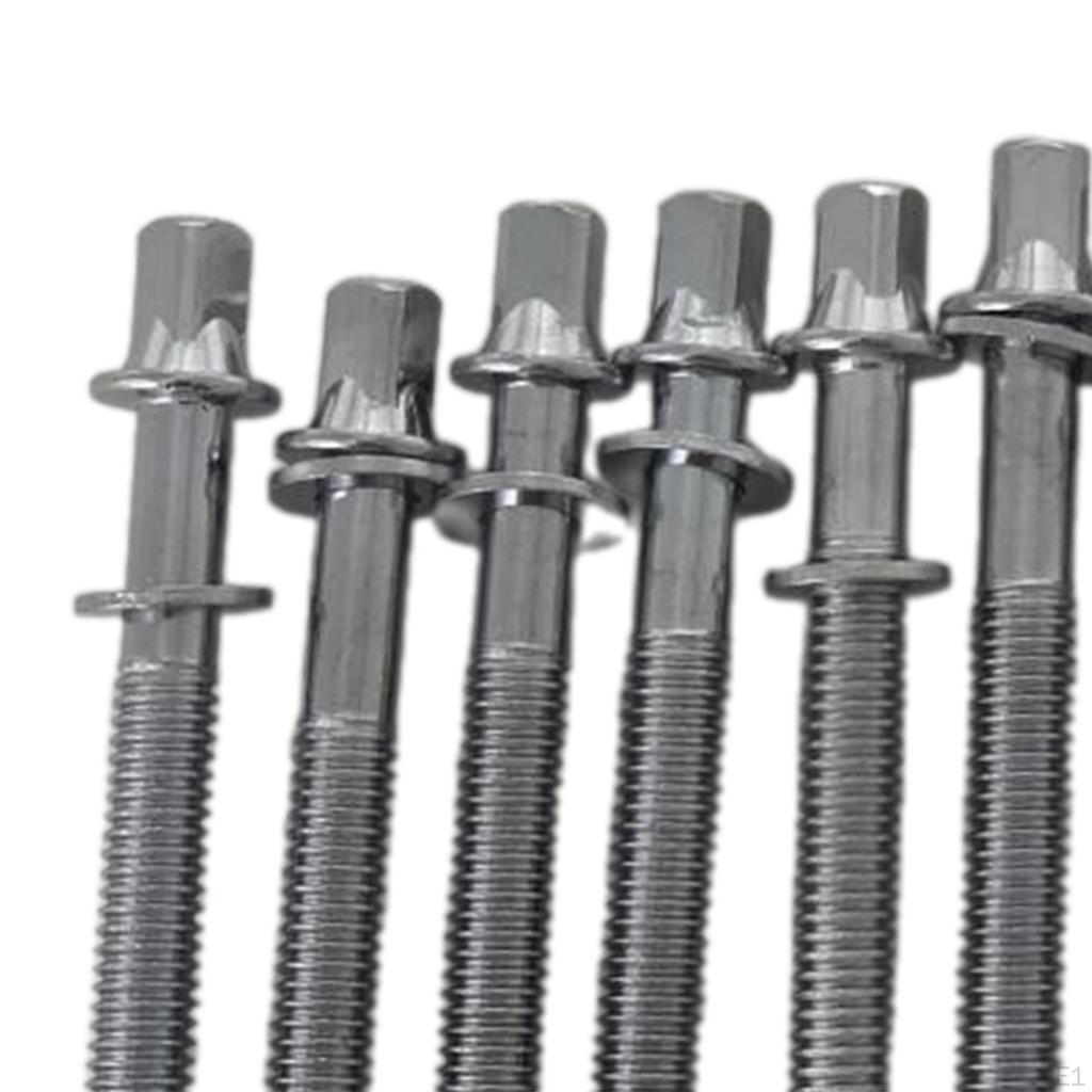 10 Pack of Tension Rods and Tom Lug Screws for Snare Drum