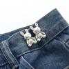 Zinc Zinc Alloy Rabbit Snaps Detachable Pant Clips Multicolour  Stylish   Tightening