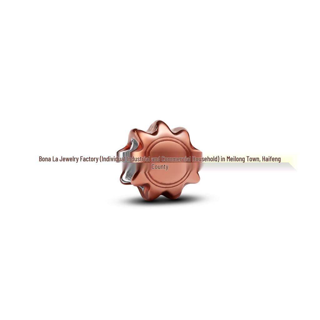 S925 White Copper Animal Charm Glass Beads - DIY Bracelet Accessories