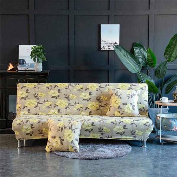 Elastisk sammenleggbar sovesofatrekk Alt-inkludert Tight Wrap Sofa Håndkle Sofatrekk Glidetrekk uten armlen Housse De Canap