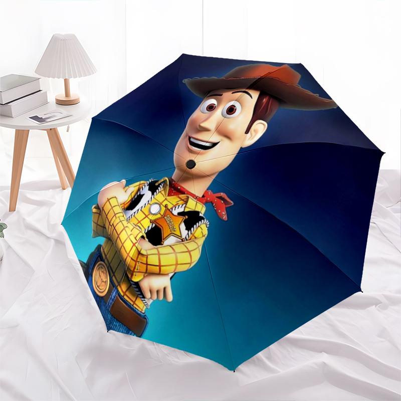 Toy Story Woody Automatic Opening and Closing Umbrella - Suitable for Various Occasions, Outdoor Activities, Lightweight and Durable Automat