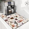Kitchen Mat Diatom Mud Drain Mat Dish Dry Absorbent Coffee Drain Pad Home Decoration Accessories Small Rugs for Bedroom