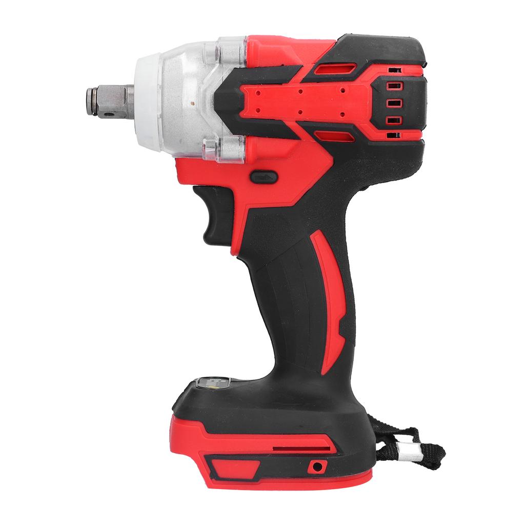 Impact Wrench Electric Brushless Cordless Driver 12in Chuck 18V Tool for Maintenance