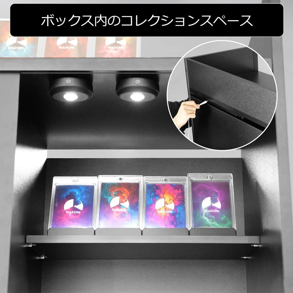 Bauhutte Trading Card Storage Rack Card Rack that Can Both Store and Large Capacity Cards Display 76 x Depth 37 x Height BHS-0275TR ``Trading
