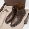 Men Boots Comfortable Retro Fashion 2026 Brand Boots Leather