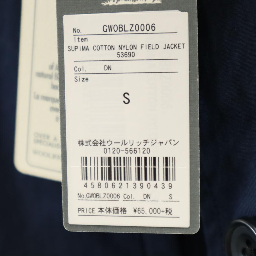 Unused WOOLRICH Field Jacket S Navy Parker Men's Used