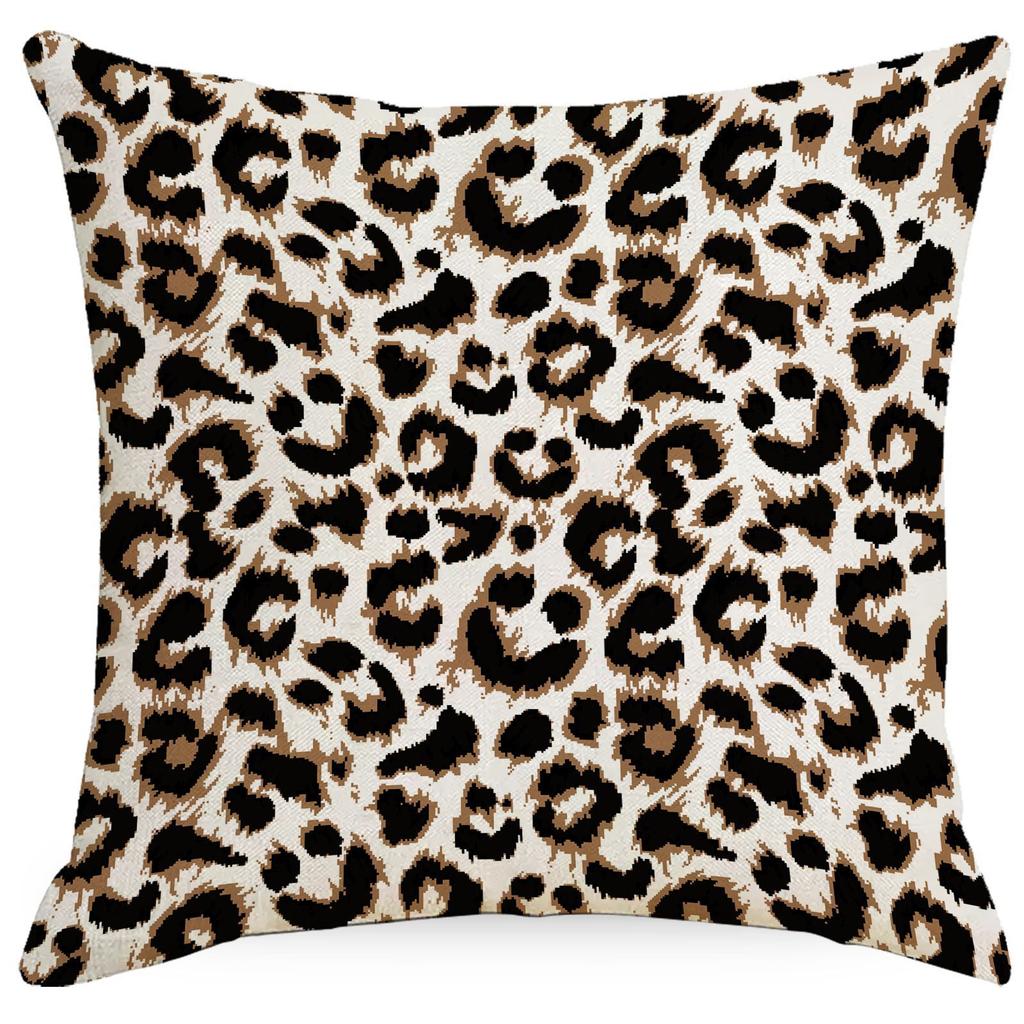 Leopard Spot Pillowcases Home Decoration Cushions Living Room Sofa Bedroom Headrest Nordic Style High-end Square Cushion Cover