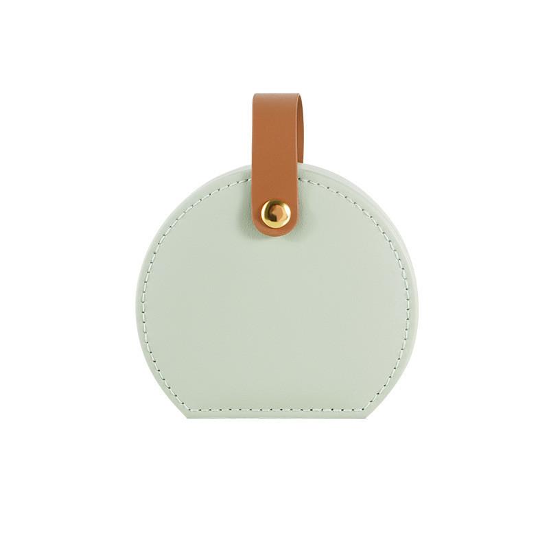 Elegant Leather Jewelry Organizer With Compact Design For Travel And Gift Giving