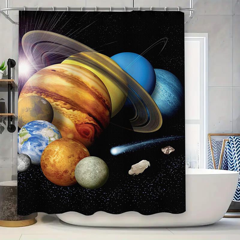 

Современный декор ванной комнаты: Роскошная шторка для душа с мраморным узором и серебристыми люверсами для ванны, черно-белая полосатая, водонепроницаемая 90x180cm