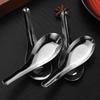 Changbaosen Stainless Steel Flat Bottom Soup Spoons