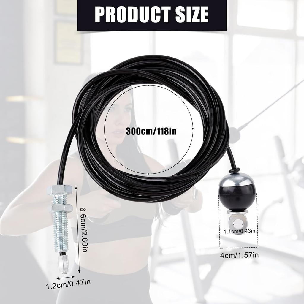 Fitness pulley cable fitness wire rope joint screw terminal fitness rope