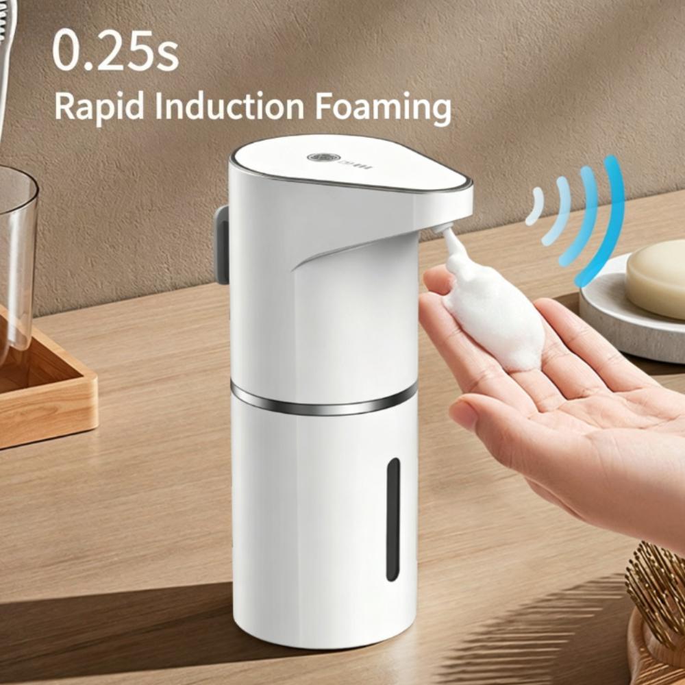 Intelligent Sensor Multi-Speed Contact-Free Wall-Mounted Vertical Hand Sanitizer Bubble Machine Rechargeable Soap Dispenser