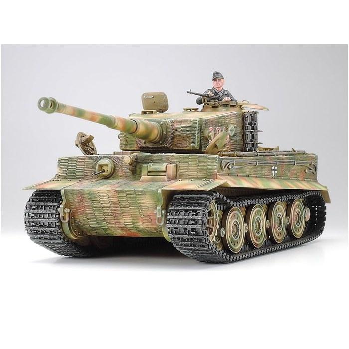 Tamiya 1/35 Military Miniature Series No.146 German Army Heavy Tank Tiger I Late Production Type Plastic Model 35146 Tiger I Late